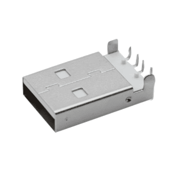 USB A  მართკუთხა ფეხებით  (male) (4238)