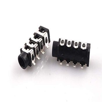 PJ313  4 pin 3.5mm აუდიო ჯეკი (7100)