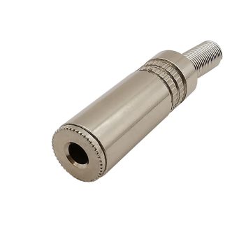 stereo jack plug female dual channel wire Connector plugs Soldering adapter 3.5mm (metal) (7789)